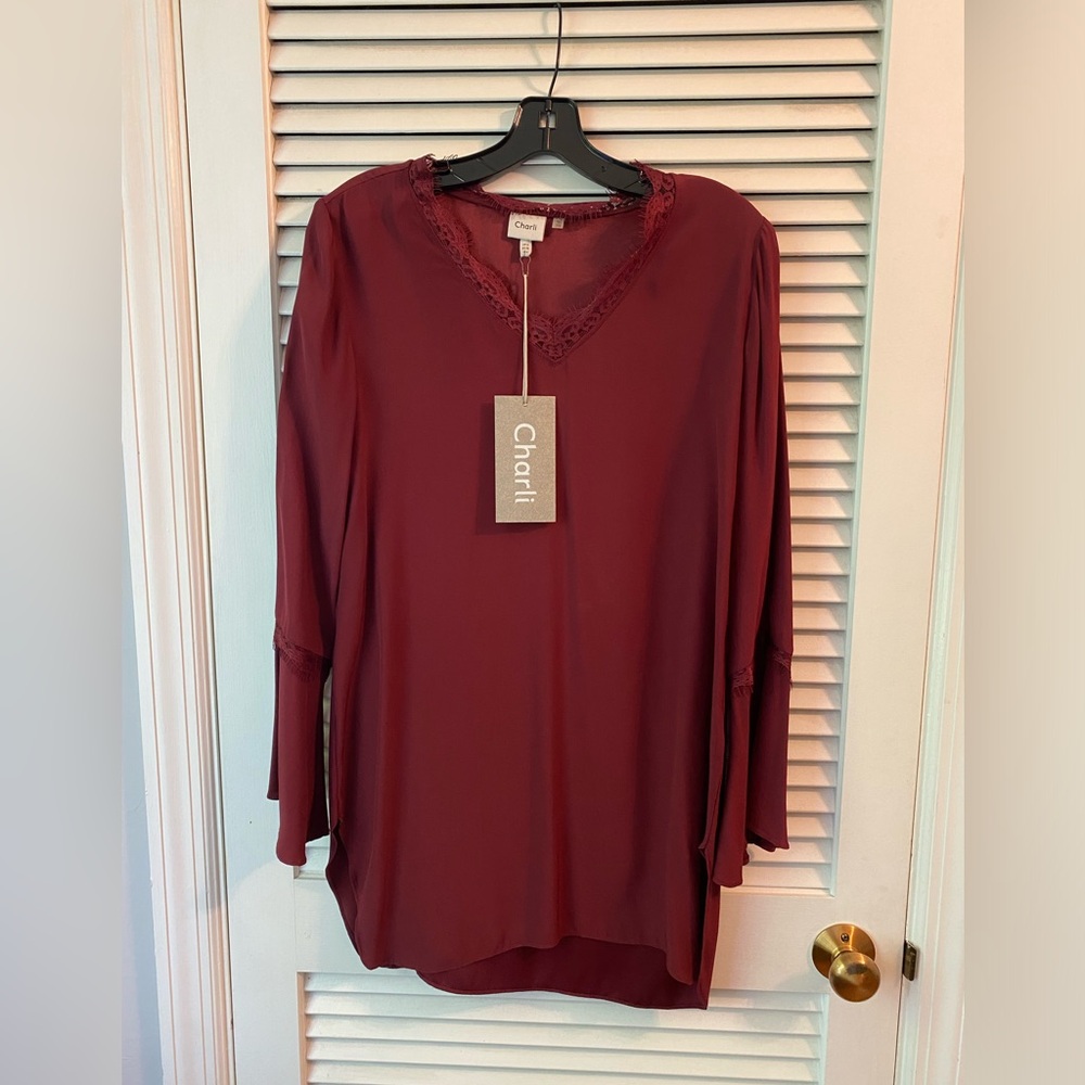 Charli London Sylvia Dress in Wine